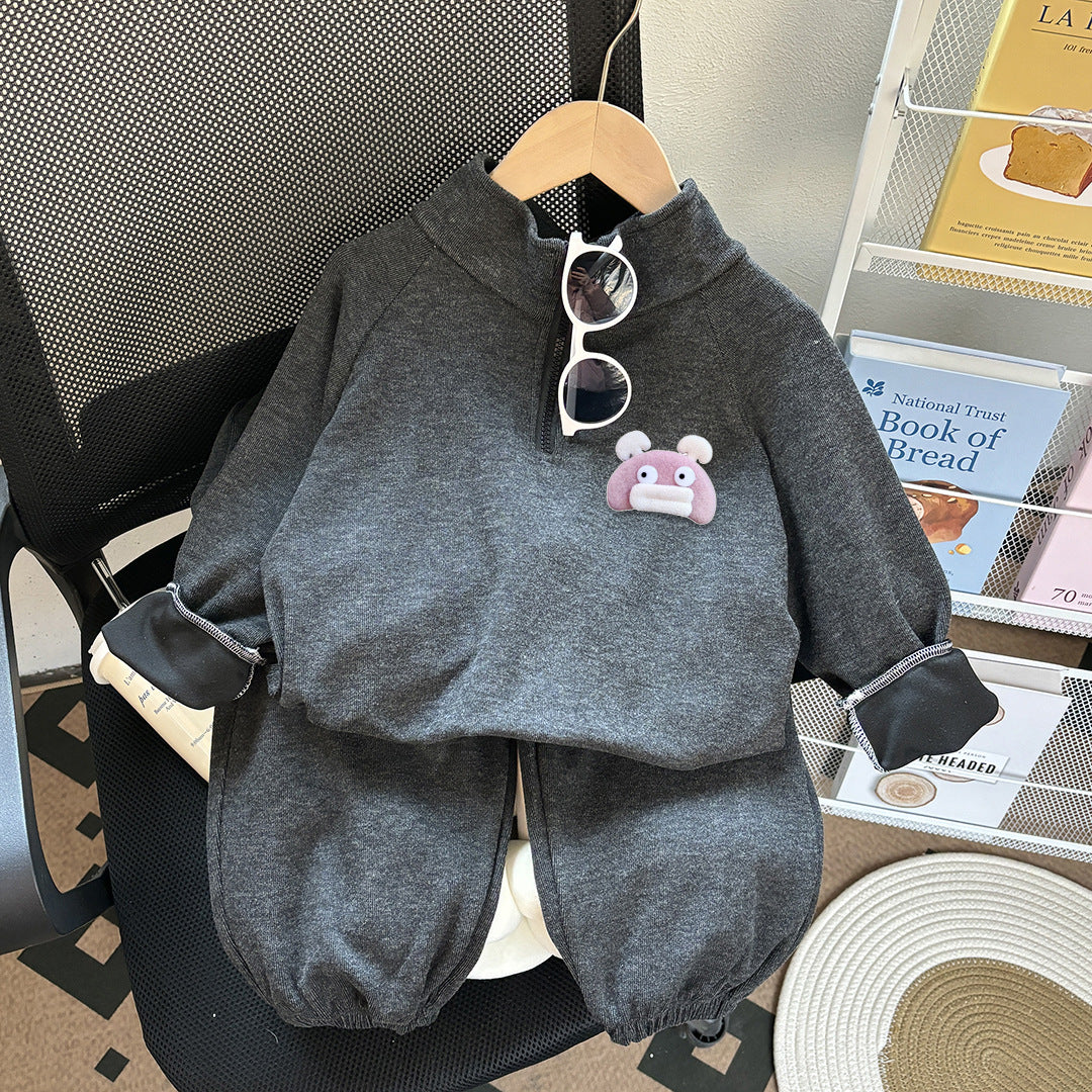 Girls Spring Autumn Jacket Sports Set Thin Outfit – Spring Autumn Kids Fashion Nepal | Tudoholic