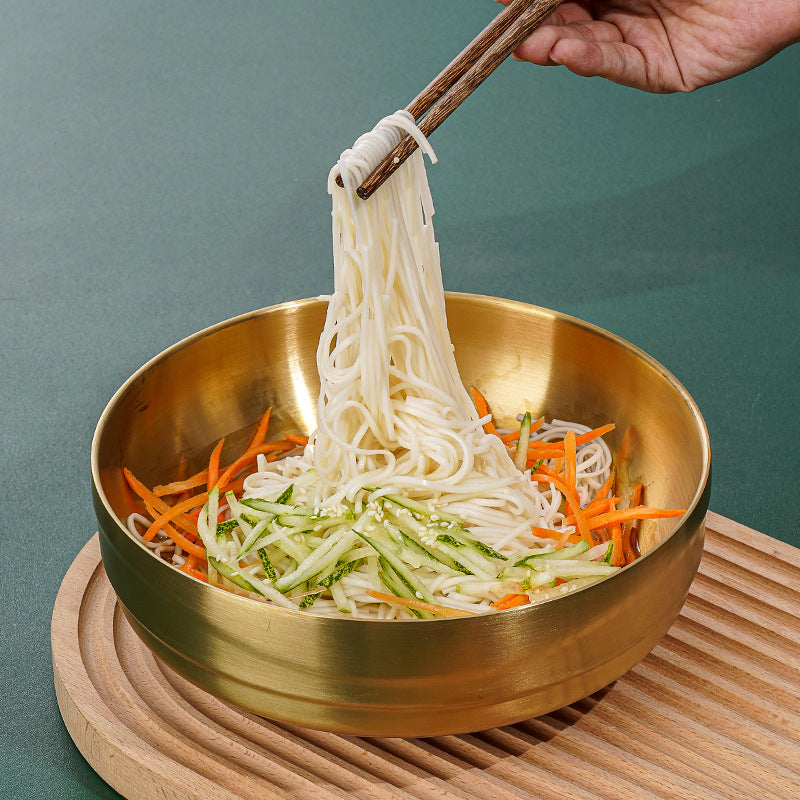Thickened Double-Layer Stainless Noodle Bowl
