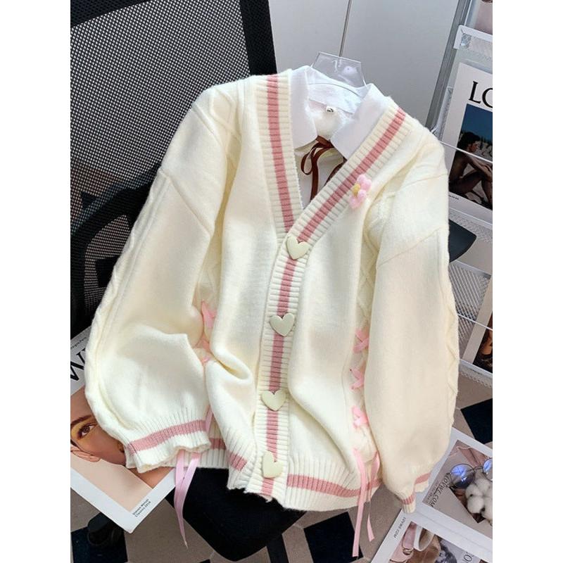 Women’s Sweet College-Style Knit Cardigan 2026