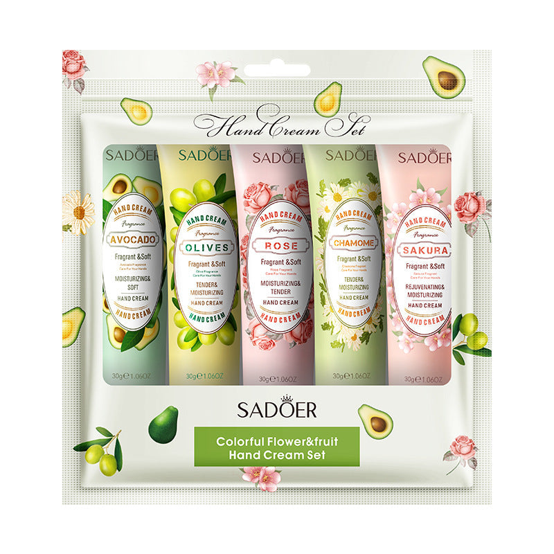 Sadoer Chamomile Hand Cream Set Moisturizing Gift Box