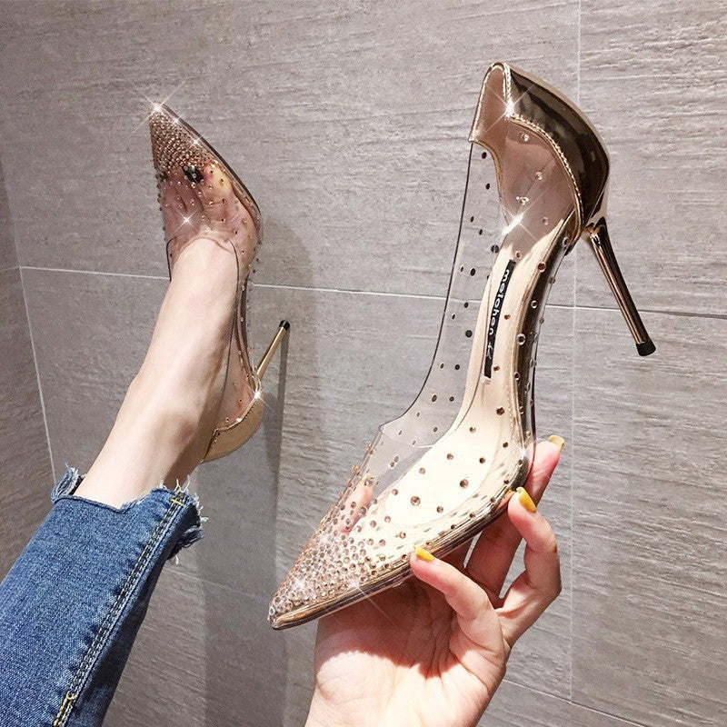 Transparent Stiletto Heels