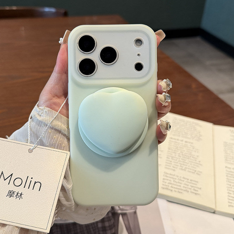 iPhone 17 Pro Max Silicone Case with Magnetic Stand