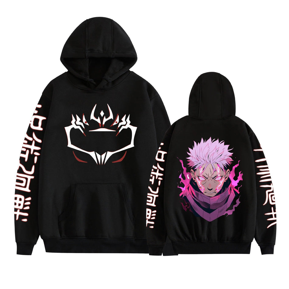Unisex Jujutsu Kaisen Hoodie | Loose Leisure Anime Sweatshirt
