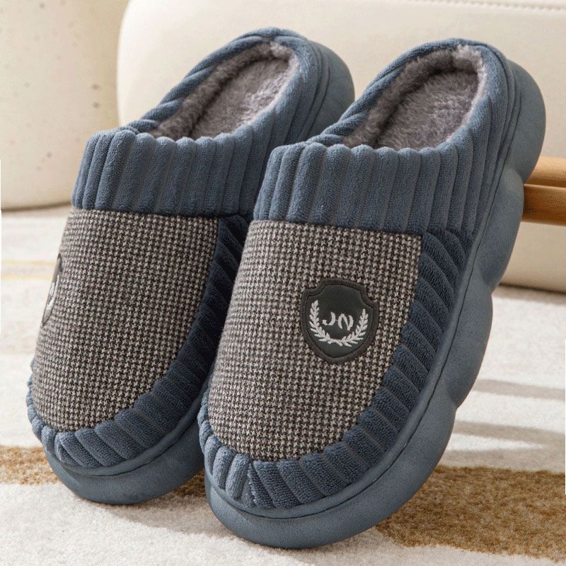 Extra Large Winter Warm Cotton Slippers Unisex