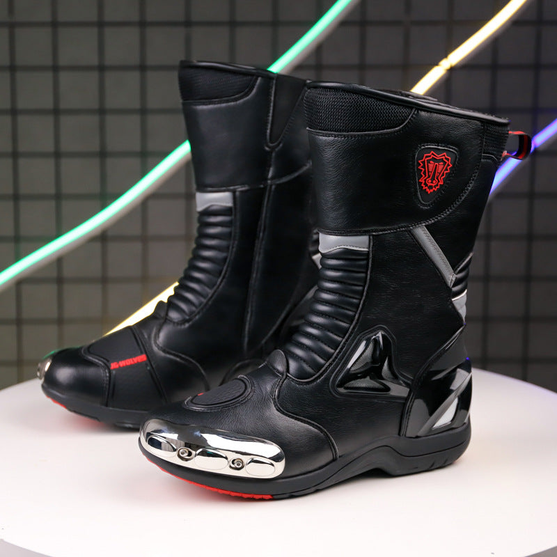 Jiulianlang High-Top Motorcycle Off-Road Riding Boots