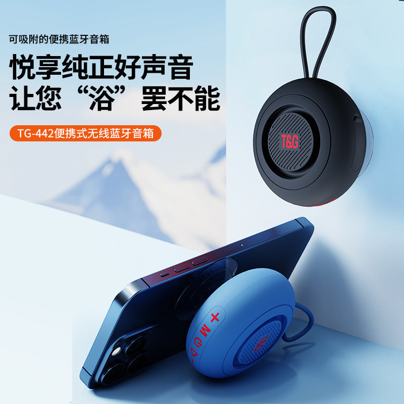TG442 Waterproof Suction Cup Bluetooth Speaker with TWS