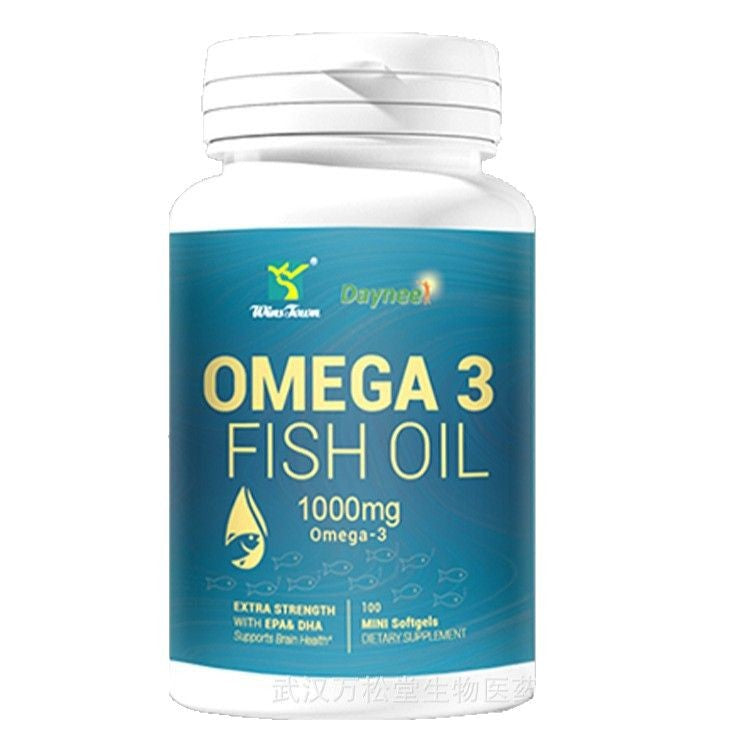 Omega-3 Fish Oil Capsules with DHA & EPA Benefits