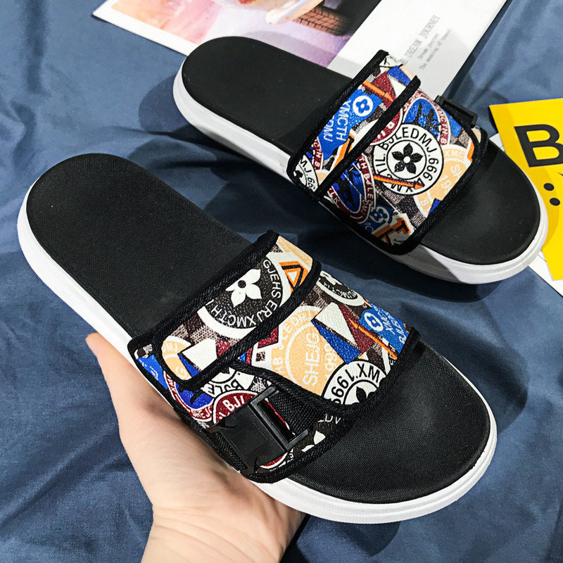 STOCK-Couple's Summer Slippers | Trendy Beach & Outdoor Wear