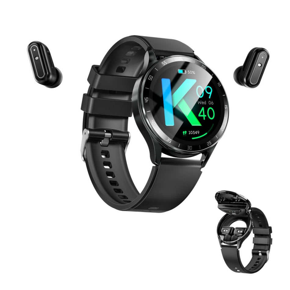 X10 Smartwatch with TWS Earbuds – Stylish 2-in-1