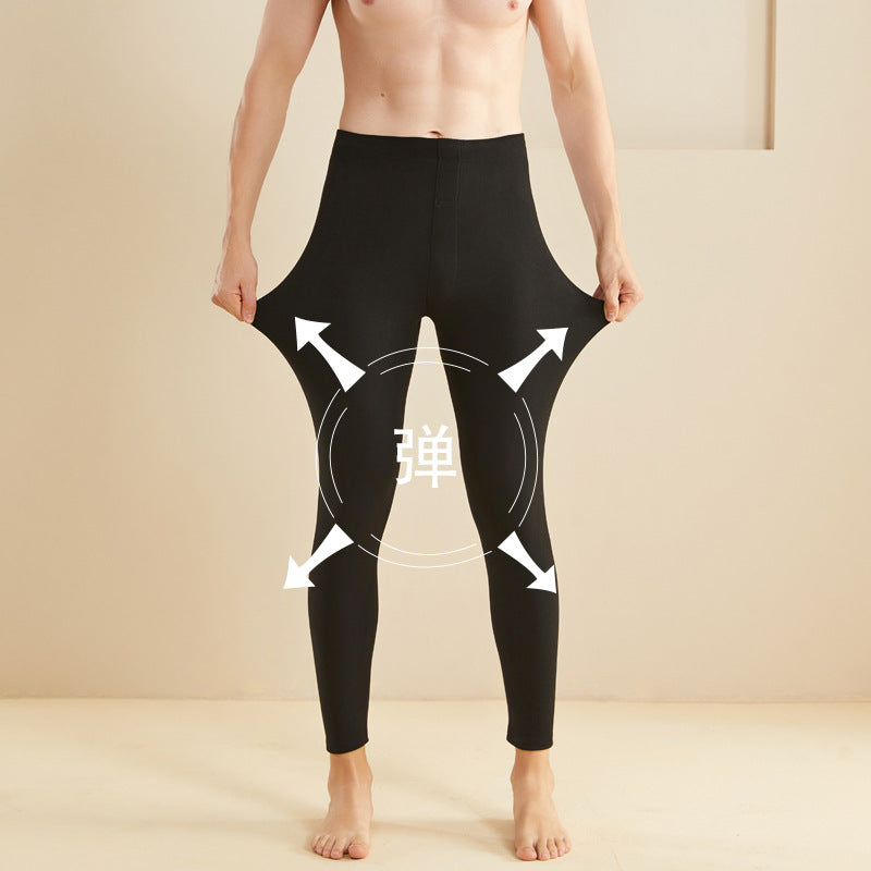 Men’s German Velvet Fleece-Lined Slim Thermal Pants 2026