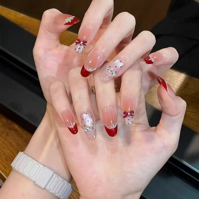 Handmade Cat Eye Wearable Nail Sticker Set