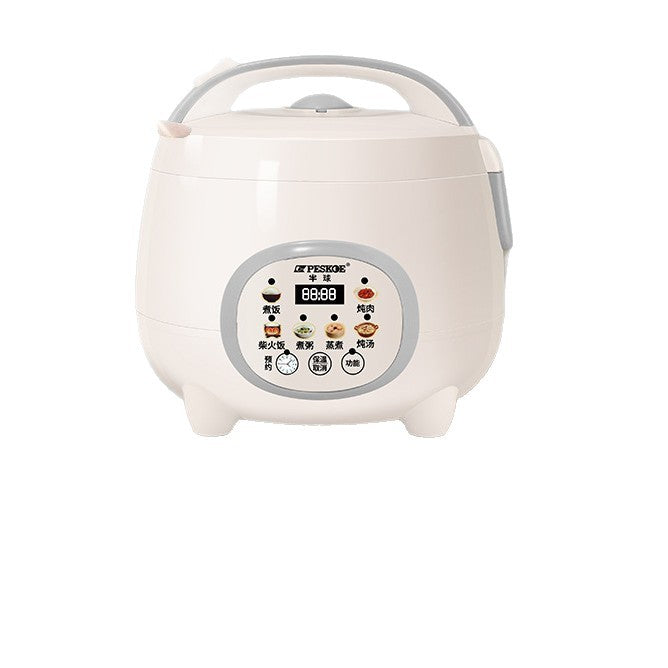 Mini Rice Cooker 1.6L–3L Smart Non-Stick Household Cooker