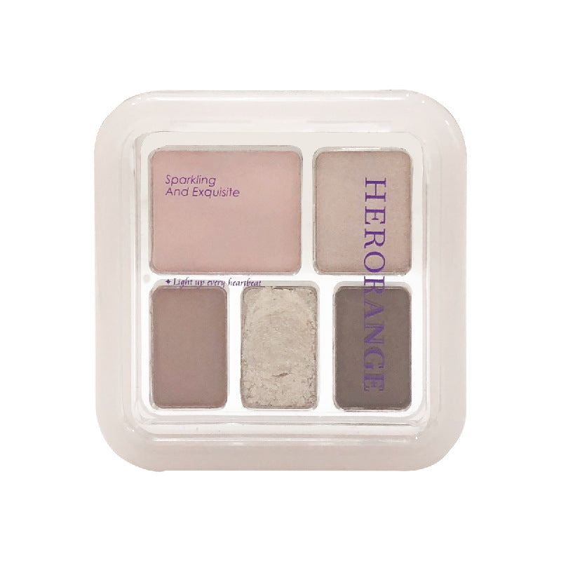 Herorange 5-Color Soft Eyeshadow Palette