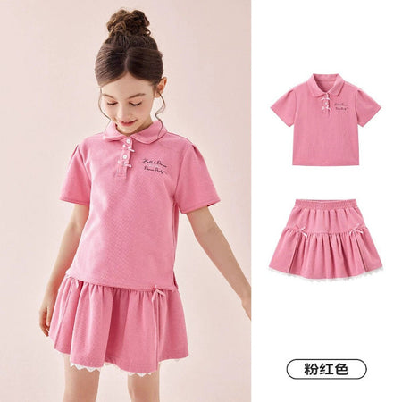 Girls Bow Skirt Two-Piece Summer Set – Baby & Children's Outfits – Image 6