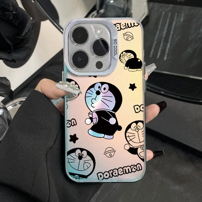 Doraemon Cartoon Phone Case for iPhone 13–16 Pro Max