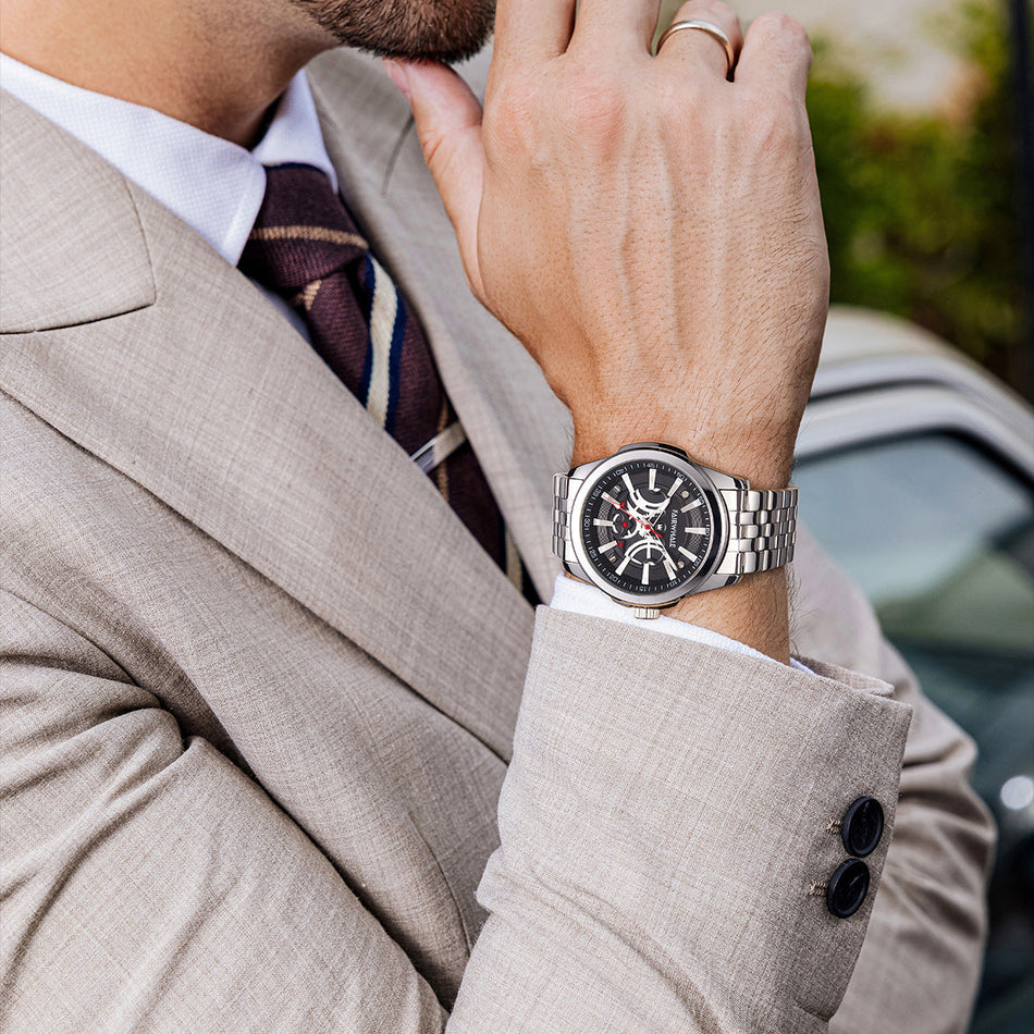 STOCK-Mark Waffee Classic Quartz Watch for Men
