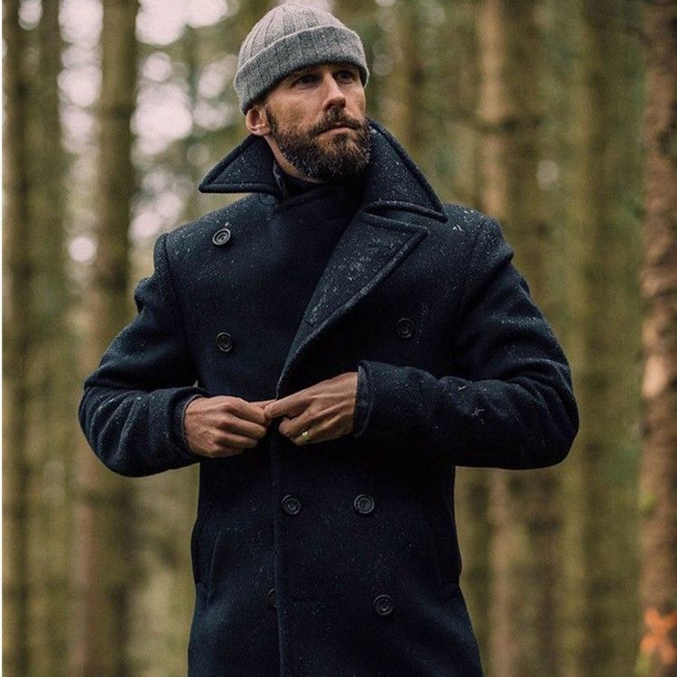 European/British Wool Coat – Mid-Length Autumn/Winter 2025