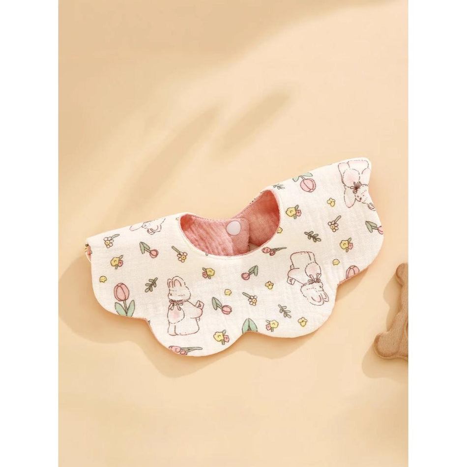 Newborn 360 Degree Cotton Gauze Waterproof Korean Bib