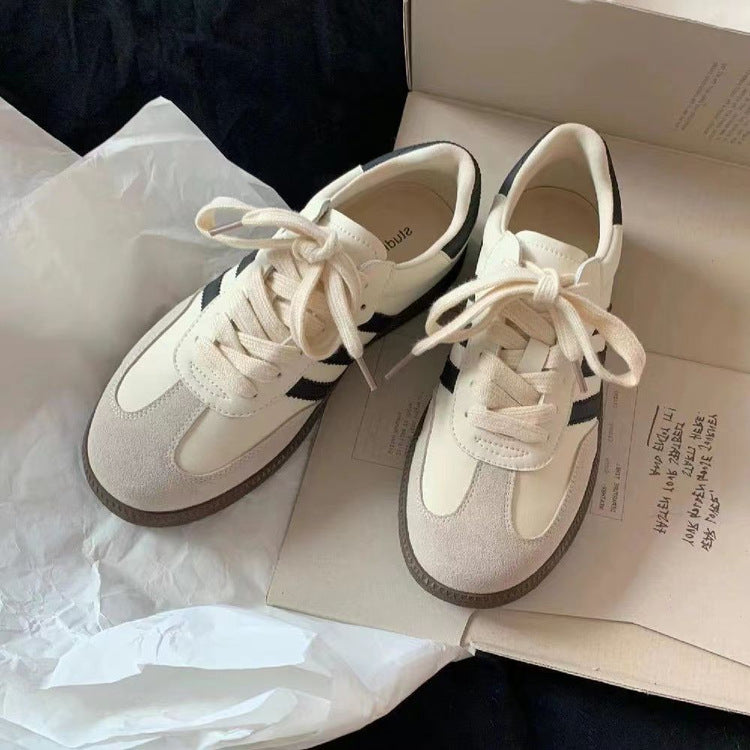 Plus Size Frosted Retro Board Shoes
