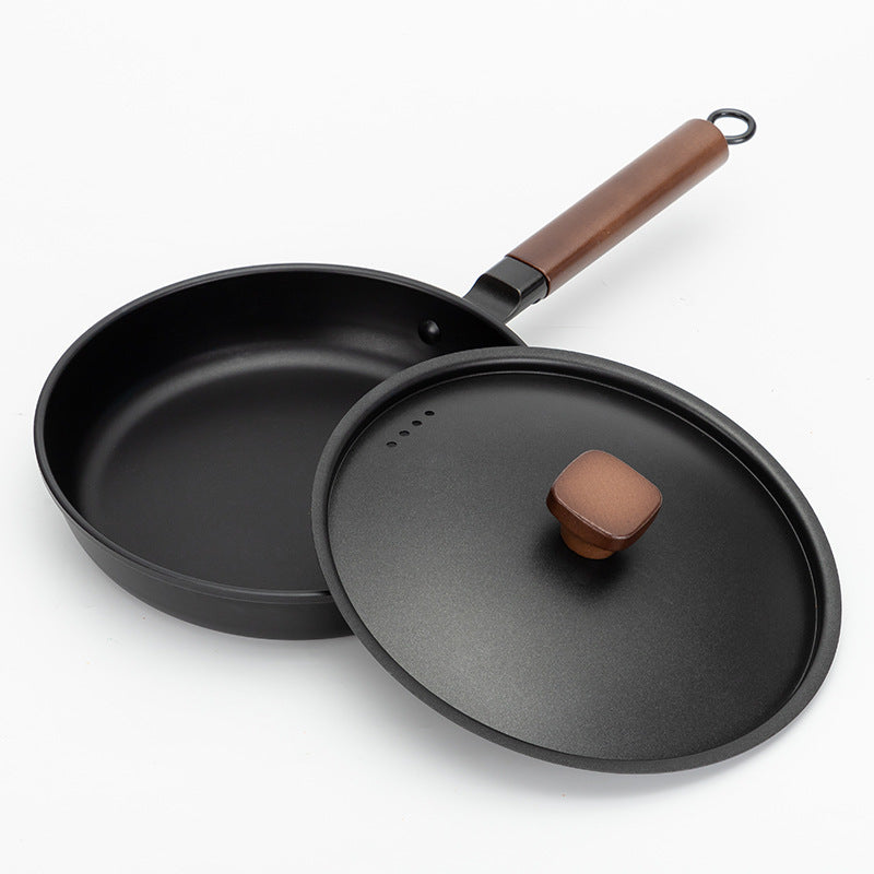 Flat Iron Frying Pan – Gas & Induction Compatible