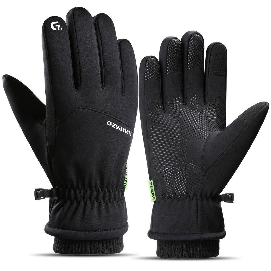 Men’s Waterproof Winter Cycling Gloves Windproof Warm