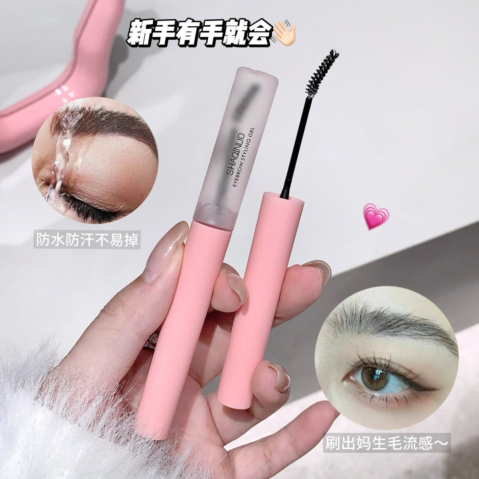 Sachino 3D Clear Eyebrow Styling Gel with Fine Brush