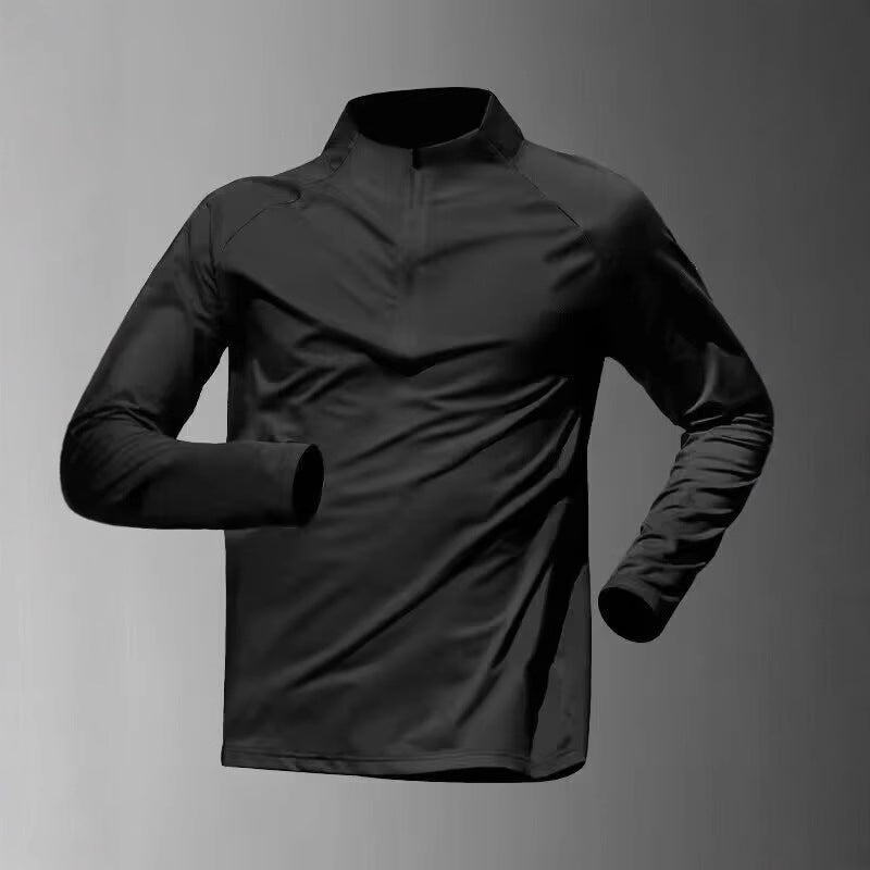 Men’s Quick-Dry Long Sleeve Running Sports T-Shirt