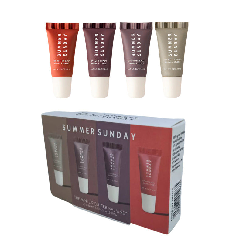 Page Vine Butter Moisturizing Colored Lip Glaze Four-Piece Set