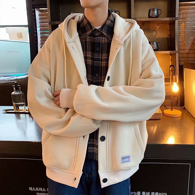 STOCK-Autumn & Winter Men’s Hooded Cardigan Sweater