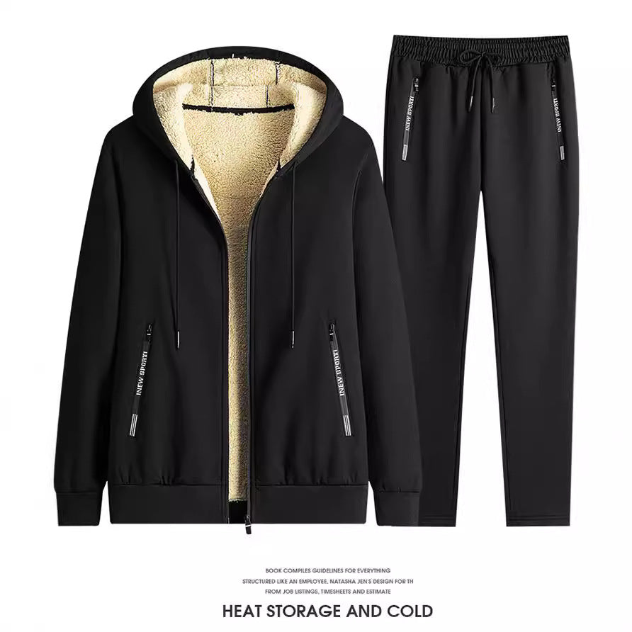 Men’s Autumn Hoodie Sports Suit Two-Piece Loose Casual Set