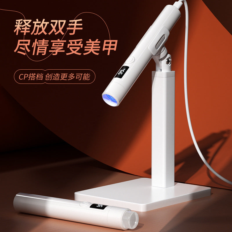Portable Rechargeable Handheld LED Manicure Lamp with Display