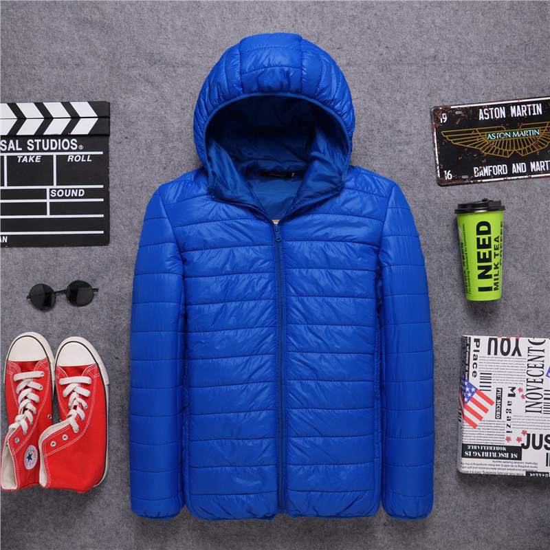 INSTOCK-Men’s Short Hooded Silk Cotton Coat – 2025 Loose