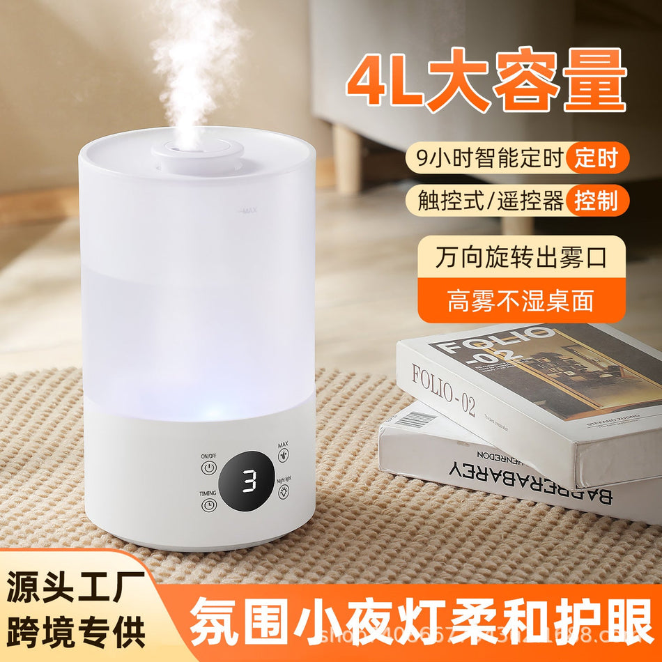 Smart 4L Humidifier Silent Large-Capacity Desktop Sprayer