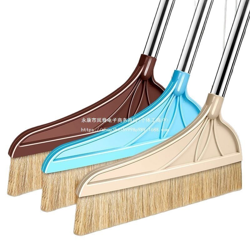 Soft Bristle Broom & Dustpan Set – Gentle Floor Care
