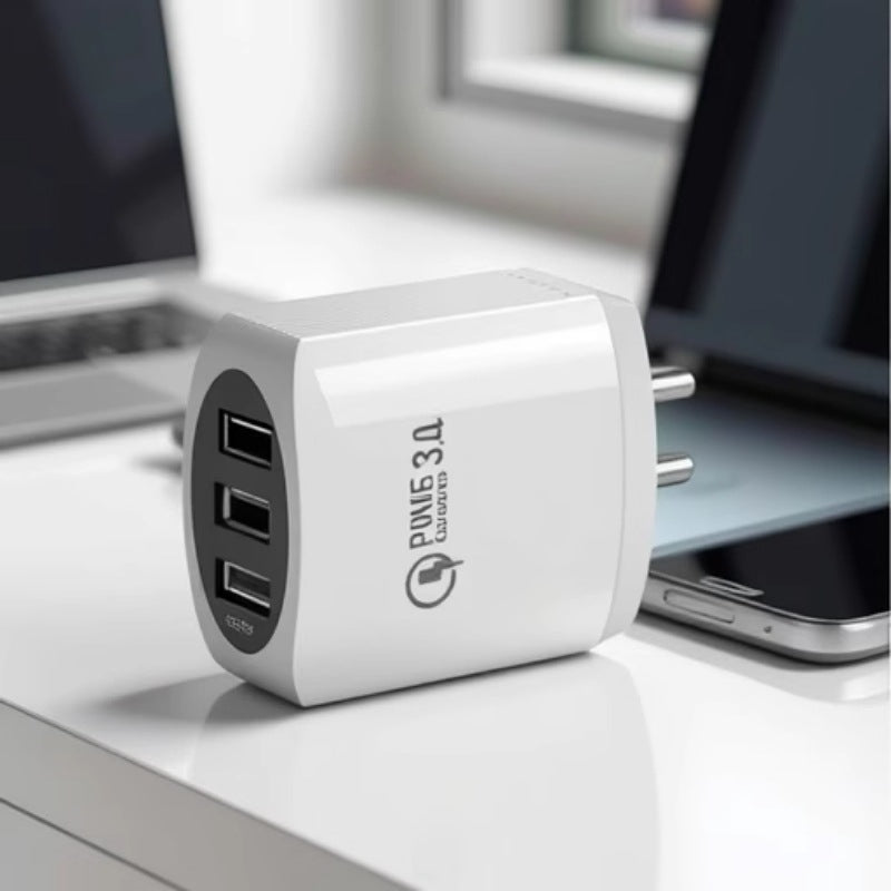5V 3A Digital Display Fast Charger for Apple & Huawei