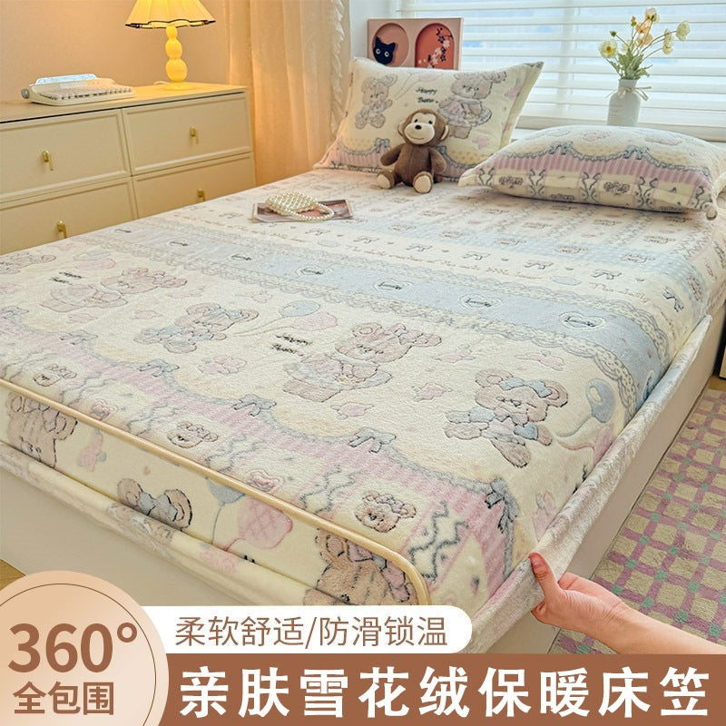 Mattress Covers 2025 | Snowflake Velvet Thick Protector