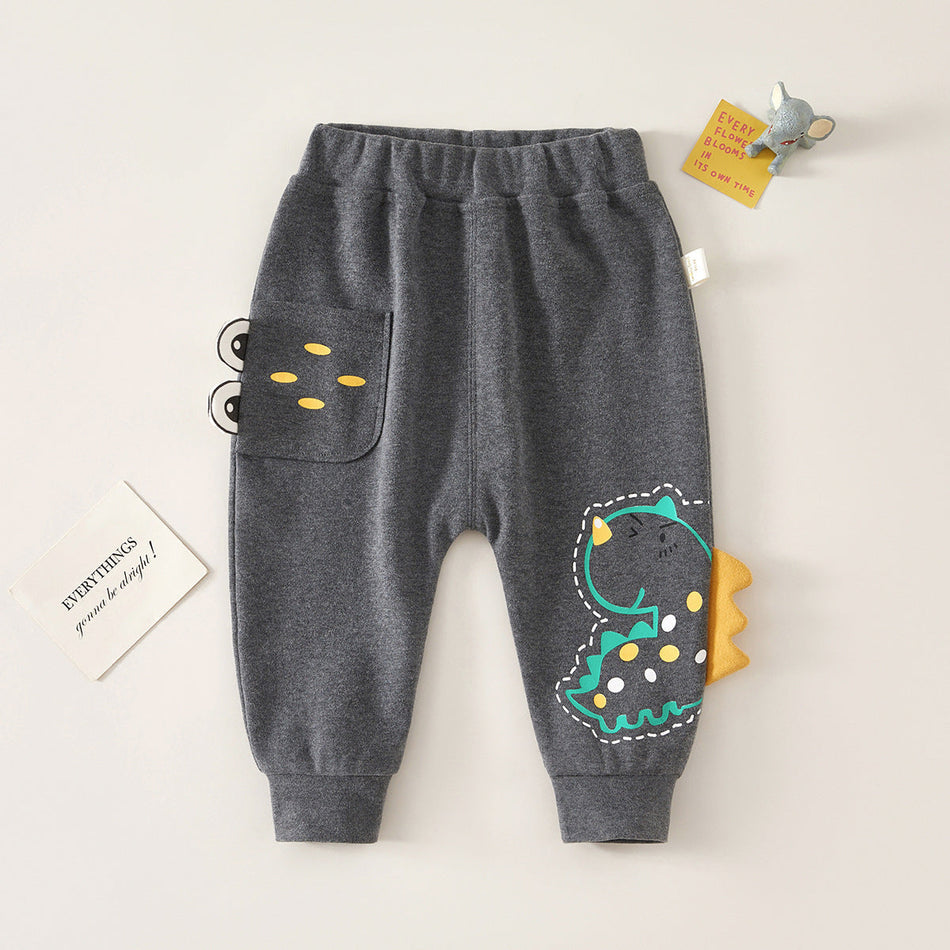 Boys’ Casual Sweatpants for Spring & Autumn