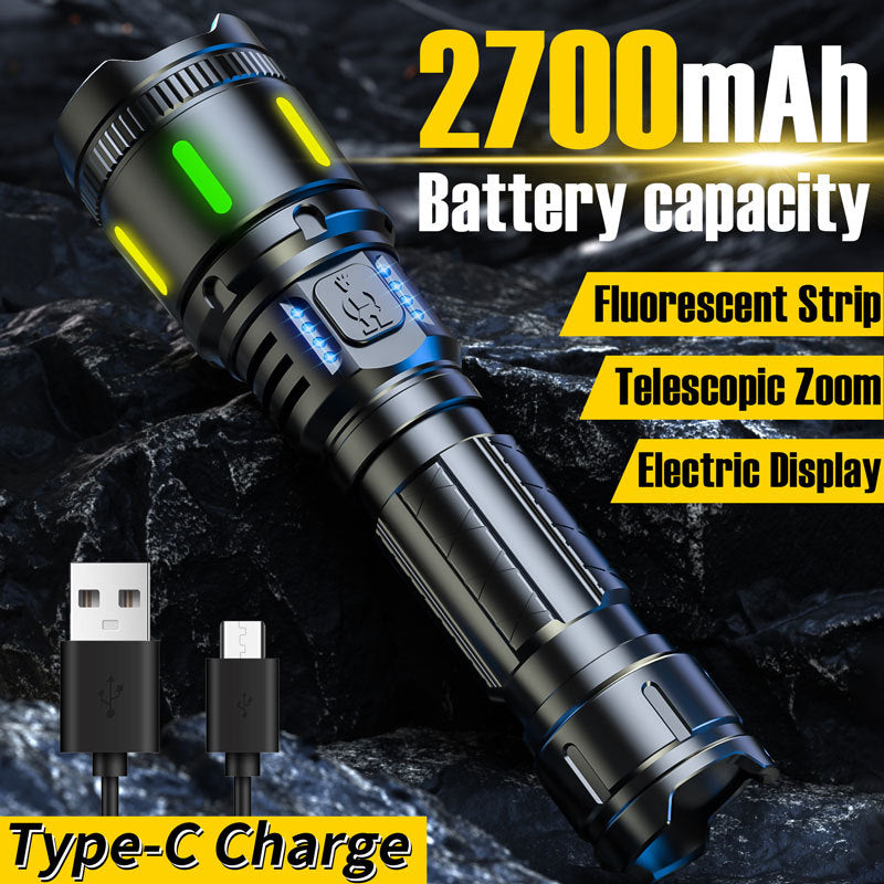 Tactical Rechargeable Flashlight – Ultra-Bright Long-Range