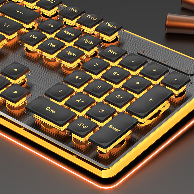 INSTOK-Ultra-Thin Waterproof Mechanical Feel Keyboard – Wired