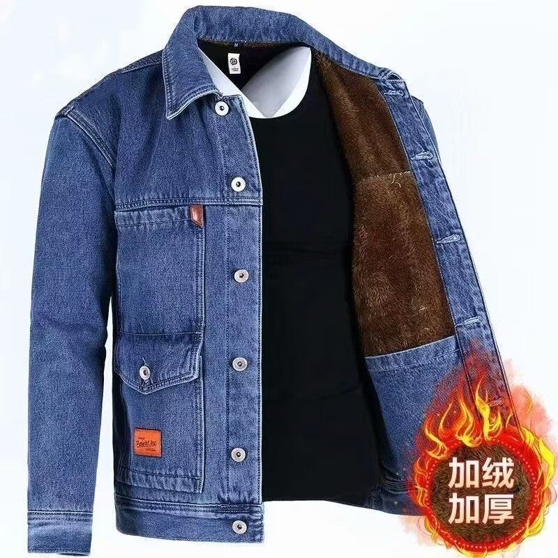Men’s Japanese Tooling Denim Coat – Autumn Winter