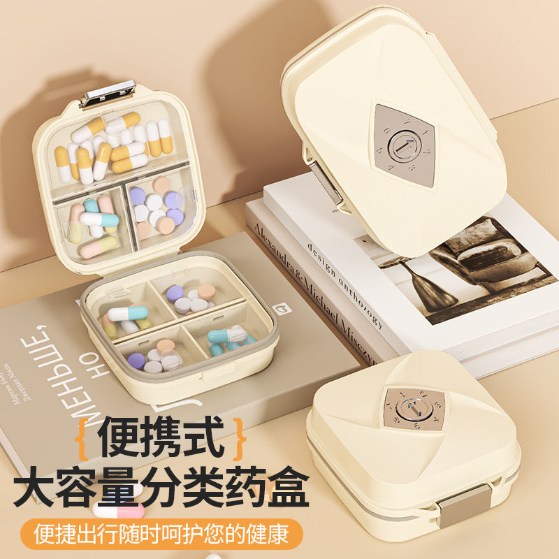 Creative Double-Layer 7-Day Travel Pill Box – Moisture-Proof