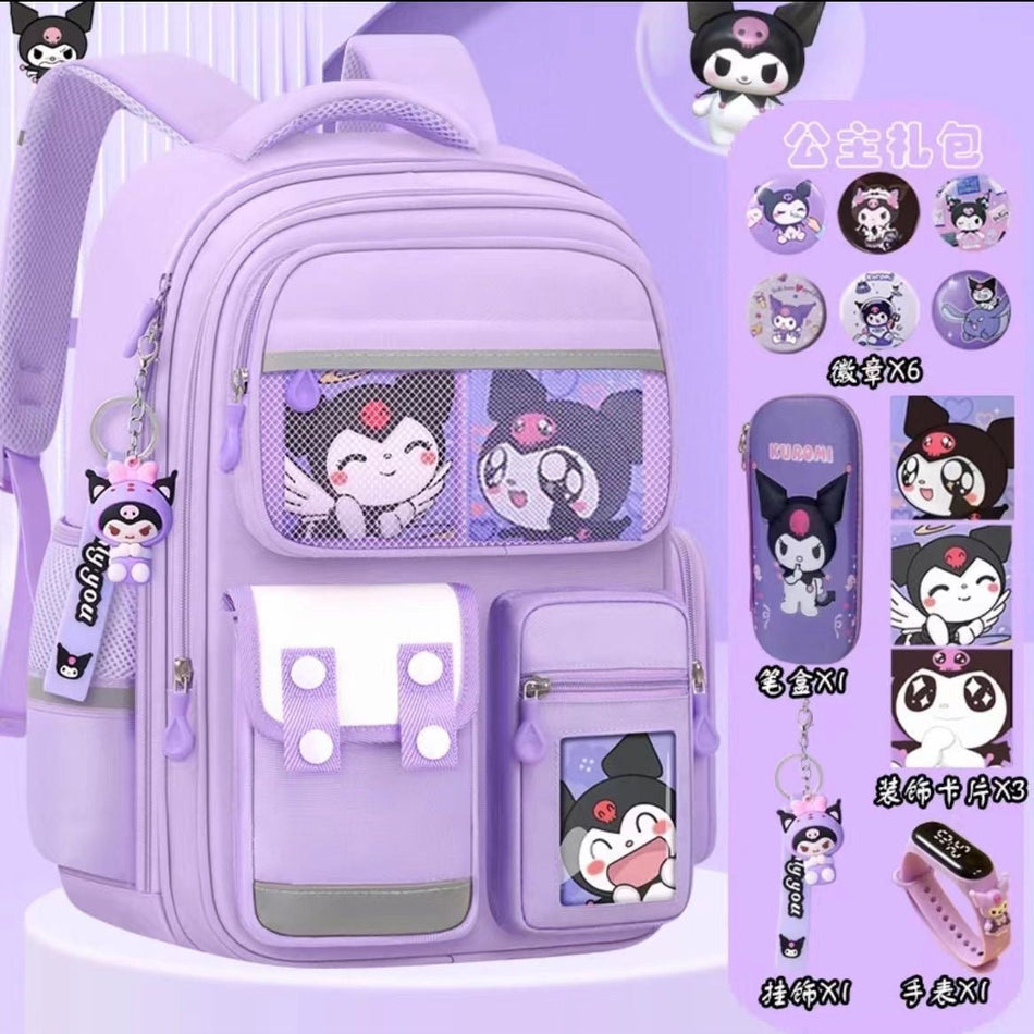 Cute Melody School Backpack | Large Capacity for Girls