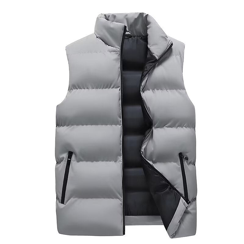Men’s Warm Thickened Vest – Casual Loose Autumn Winter Jacket