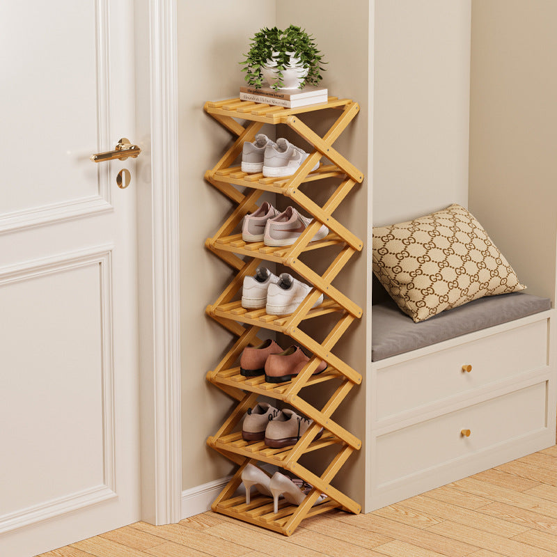 Folding Multi-Layer Shoe Rack – Space-Saving Dorm Storage