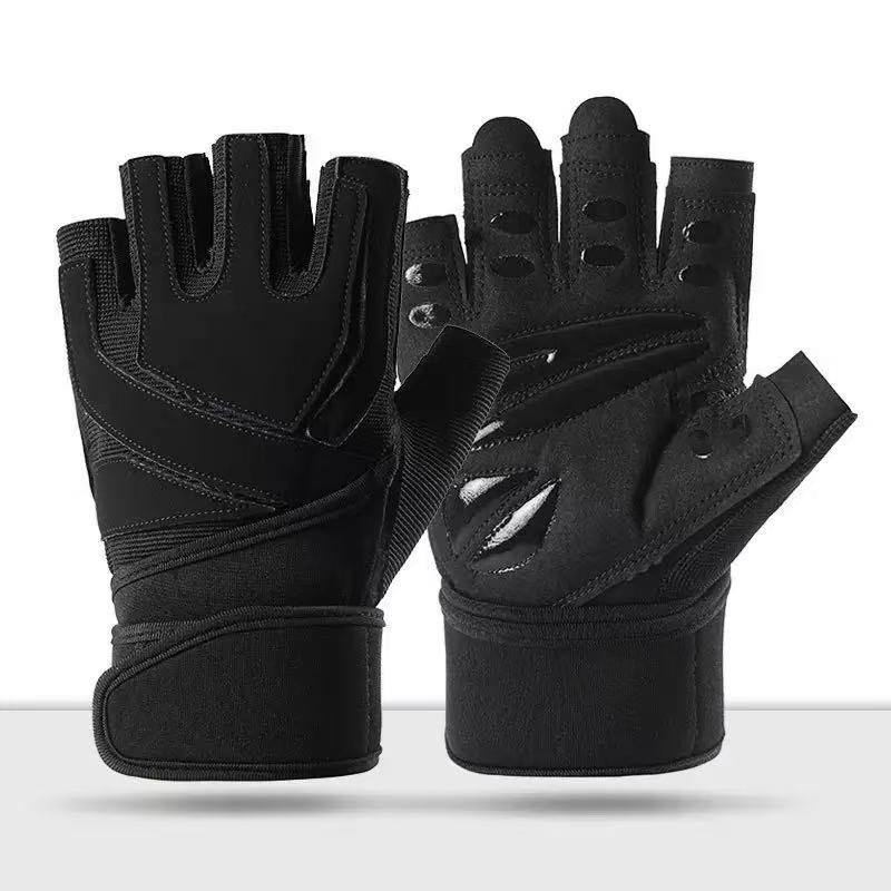 Unisex Fitness Gloves – Extended Wrist Support & Non-Slip