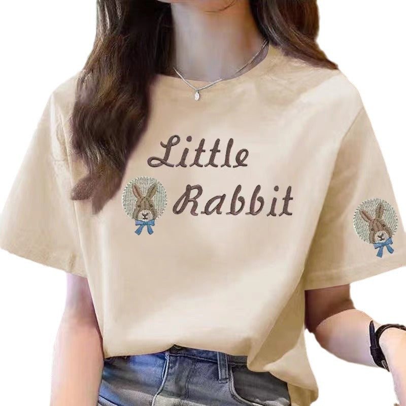 Summer Cotton Printed T-Shirt