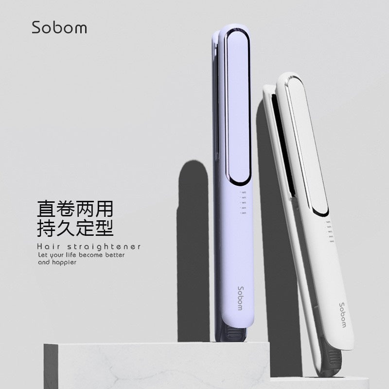 Dual-Use Hairpin Hair Straightener & Bangs Clip