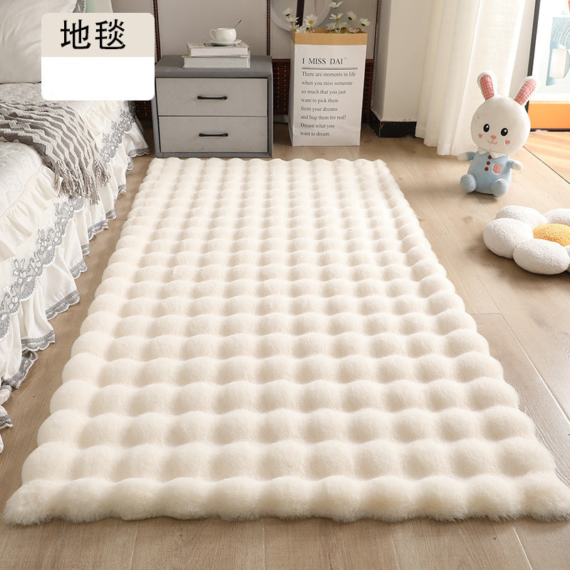 Bubble Velvet Imitation Rabbit Plush Thickened Carpet