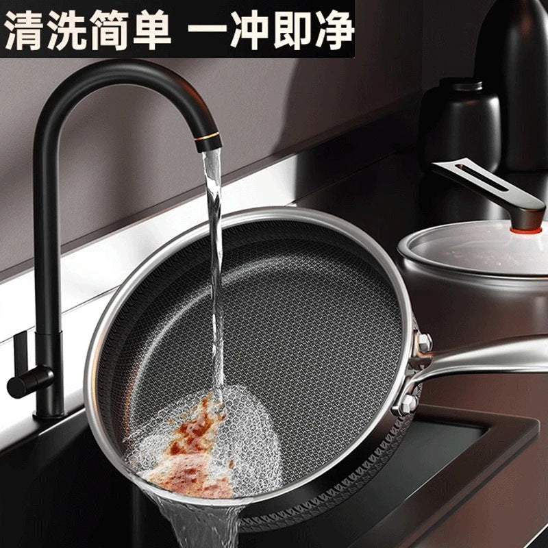 STOCK-Ceramic Non-Stick Frying Pan – Flat Bottom for Gas &