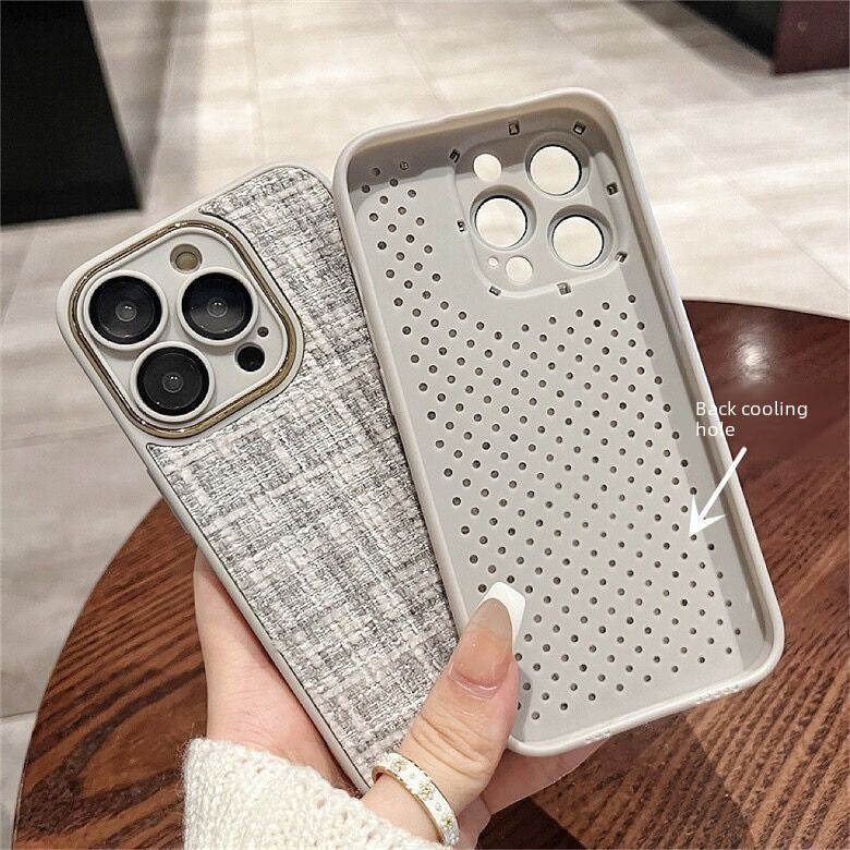 Luxury Soft Silicone iPhone Case with Lens Cover